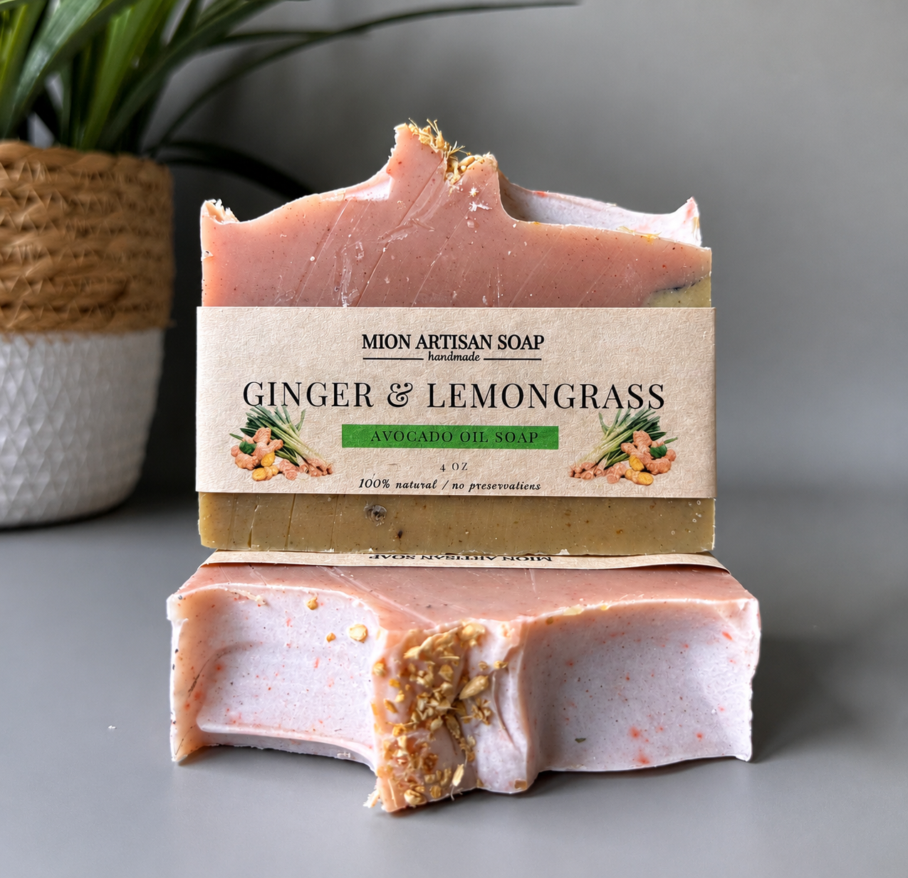 Ginger & Lemongrass | Avocado Oil Soap (LIMITED EDITION)