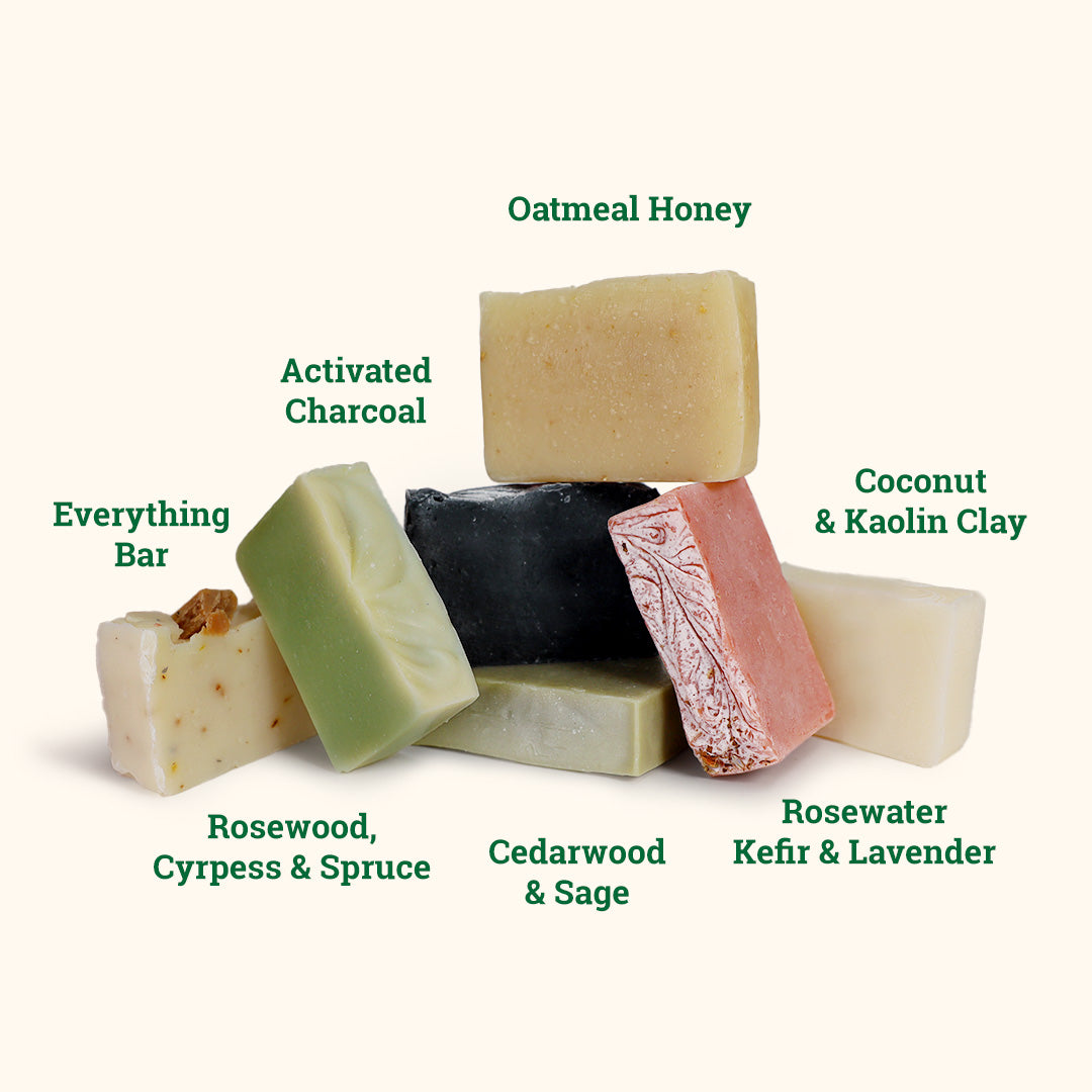 5 Bar Bundle (includes ONLY 5 Bar Soaps)