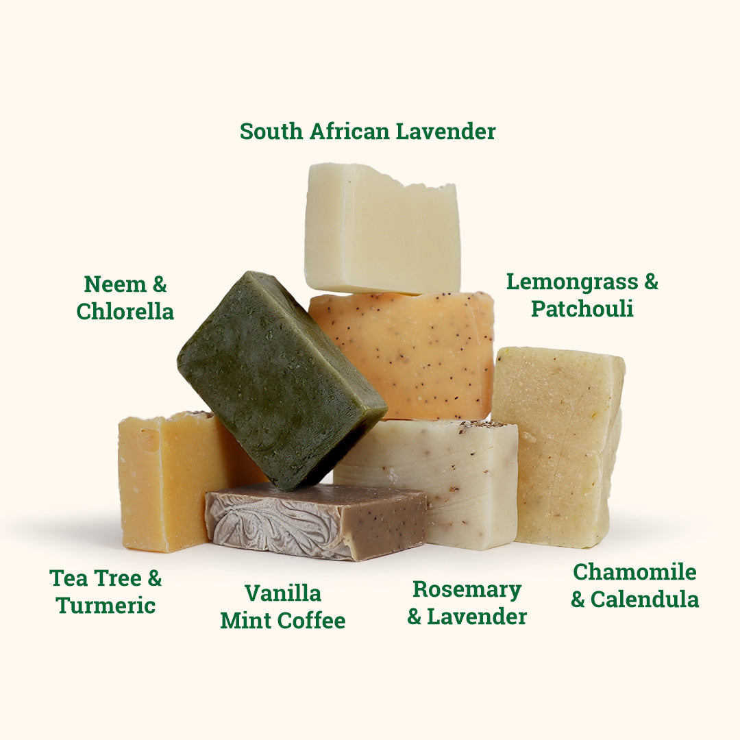 5 Bar Bundle (includes ONLY 5 Bar Soaps)