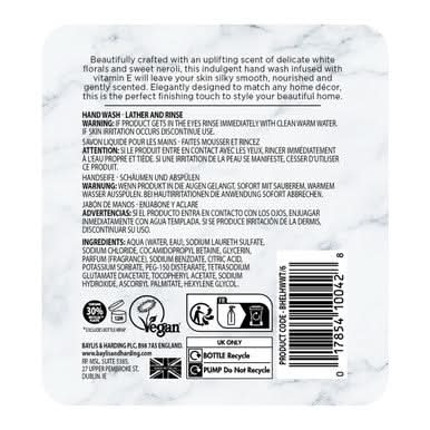 Baylis & Harding Elements White Tea & Neroli Hand Wash 500ml