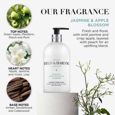 Baylis & Harding Jasmine & Apple Blossom Anti Bacterial Hand Wash 500ml