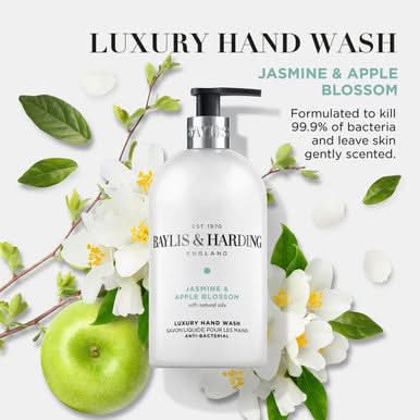 Baylis & Harding Jasmine & Apple Blossom Anti Bacterial Hand Wash 500ml