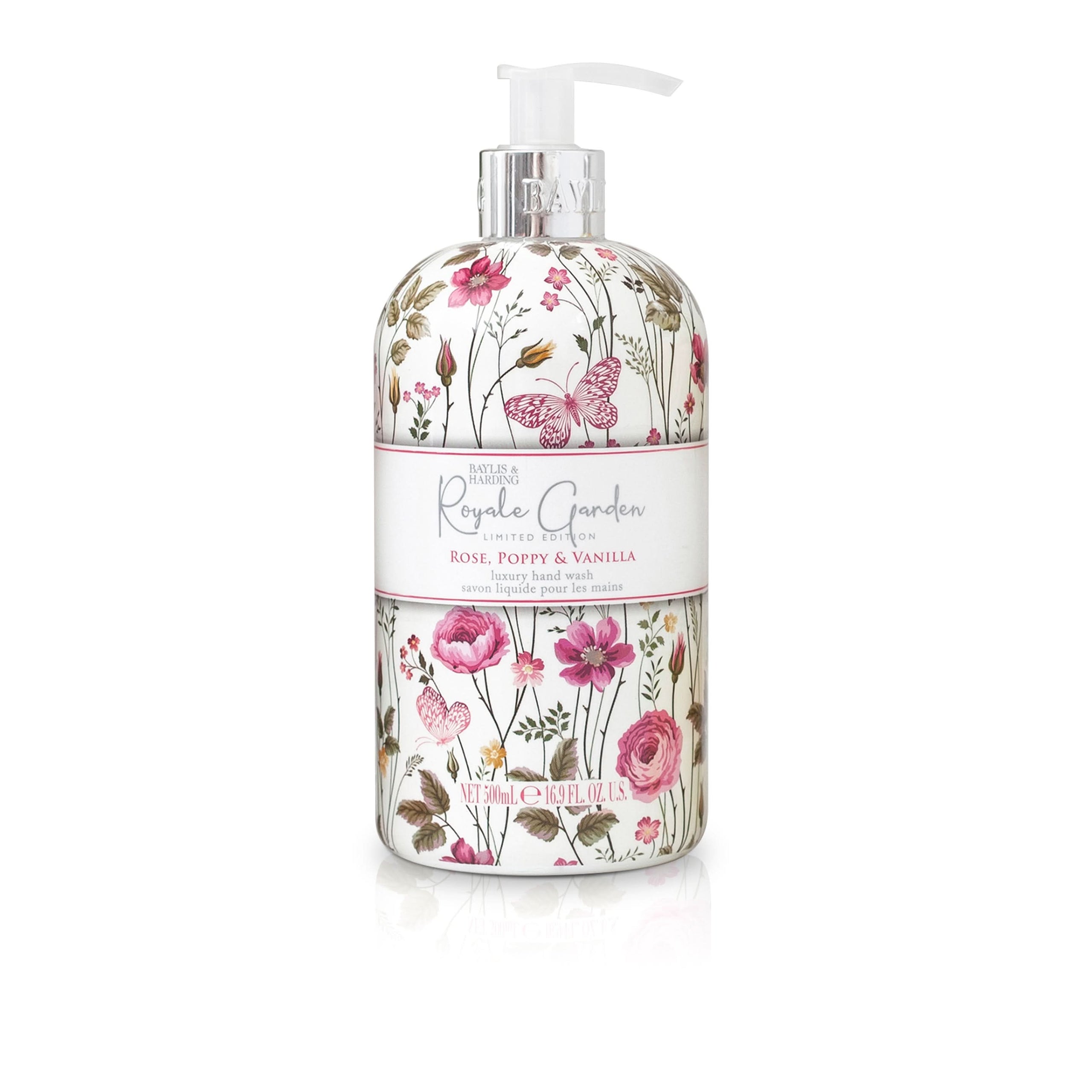 Baylis & Harding Royale Garden Rose, Poppy & Vanilla Hand Wash 500ml