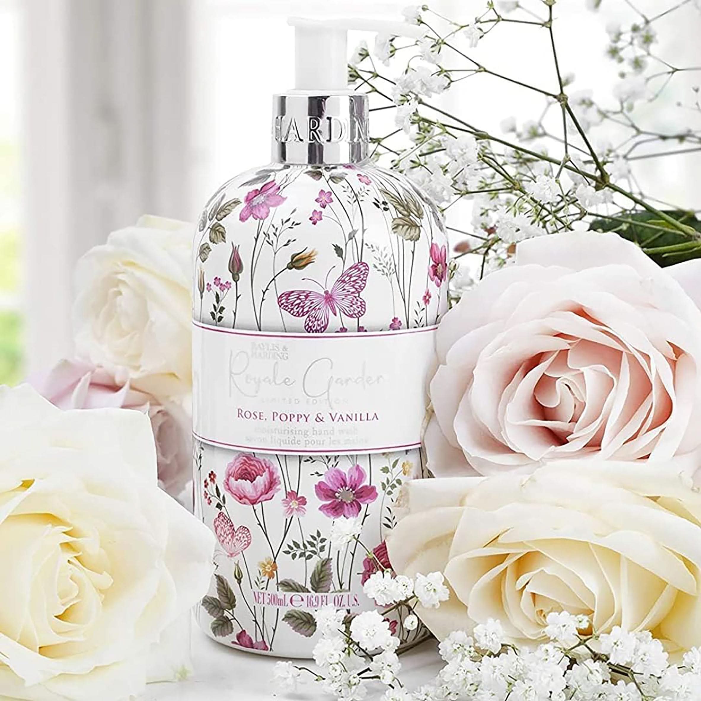 Baylis & Harding Royale Garden Rose, Poppy & Vanilla Hand Wash 500ml