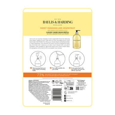 Baylis & Harding Signature Sweet Mandarin & Grapefruit Hand Wash 1 Litre Refill