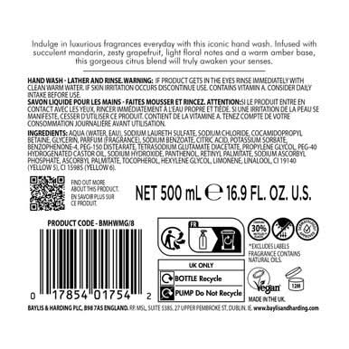 Baylis & Harding Sweet Mandarin & Grapefruit Hand Wash 500ml