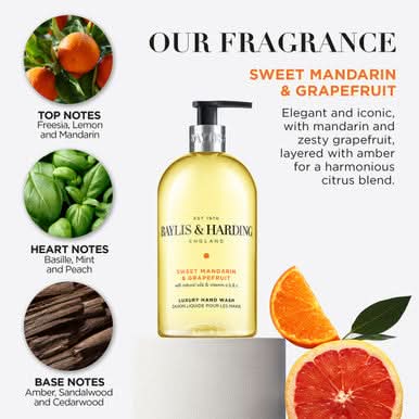 Baylis & Harding Sweet Mandarin & Grapefruit Hand Wash 500ml