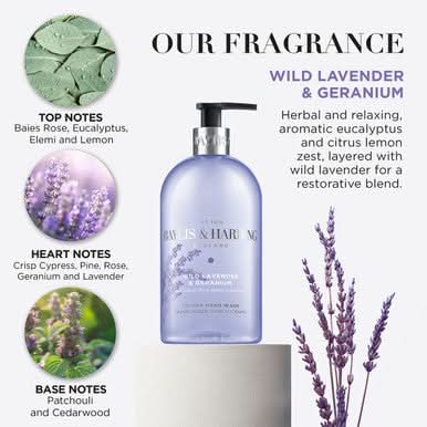 Baylis & Harding Wild Lavender & Geranium Hand Wash 500ml