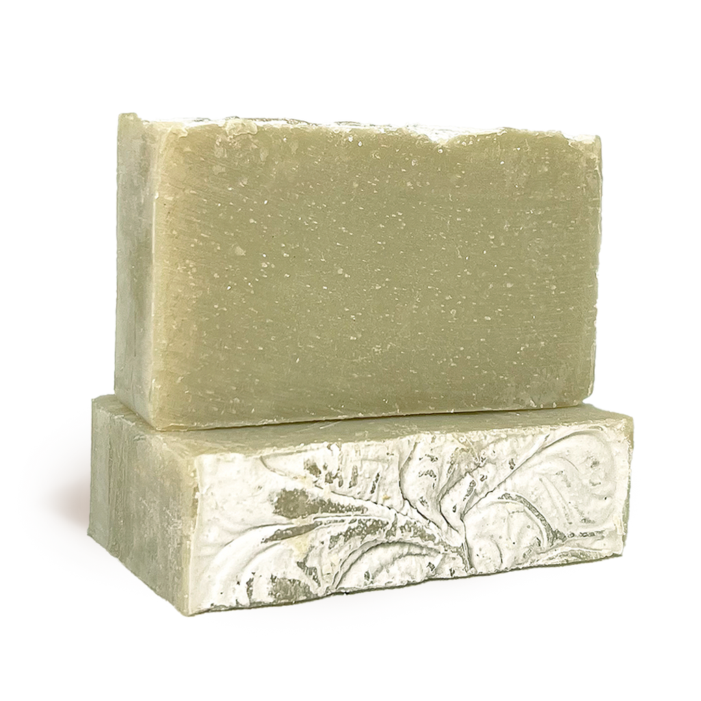 cedarwood and sea clay bar soap with essential oils | herbneden