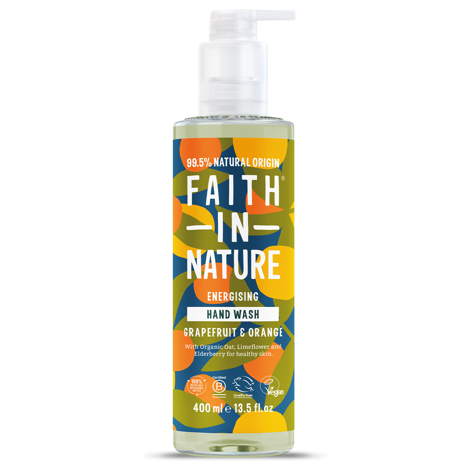 Faith In Nature Hand Wash Grapefruit & Orange 400ml