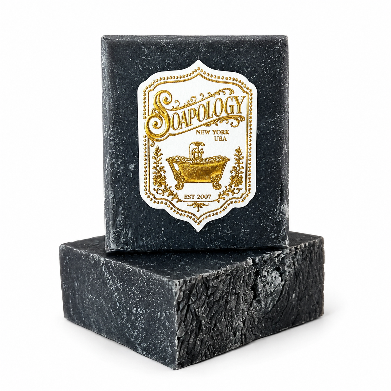 Handmade Soap - Charcoal, Chamomile + Aloe
