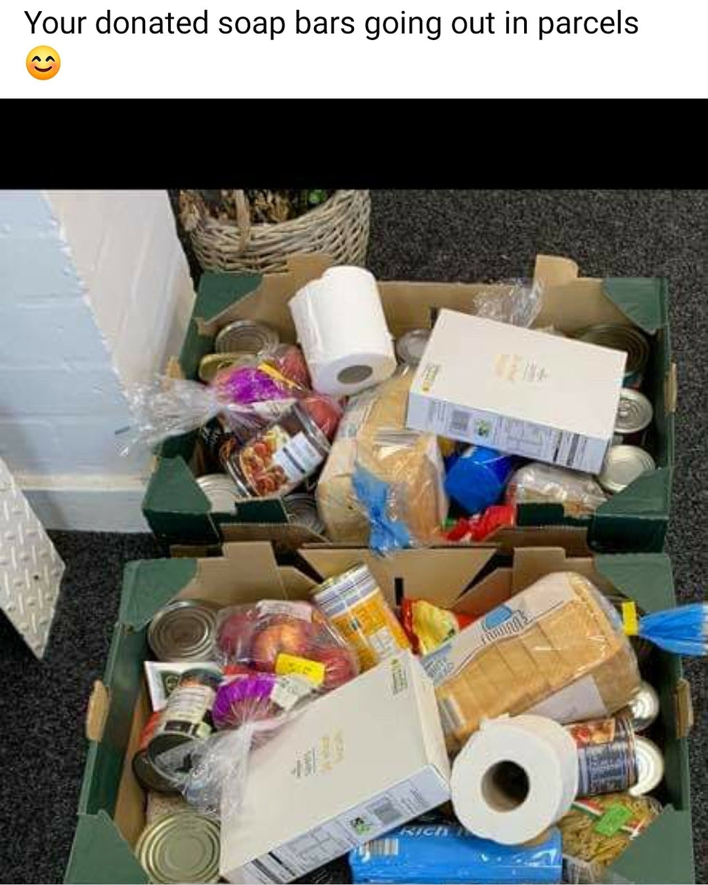 Suspended Soap & Shampoo Bar - Food Bank Donation