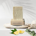 Lemon Eucalyptus Salt Soap Bar – Antibacterial Soap for Oily & Congested Skin