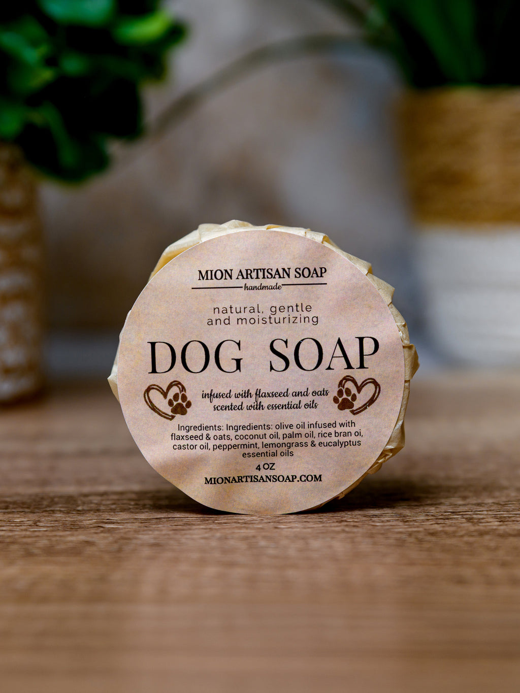 Dog Soap | Infused With Flaxseeds and Oats