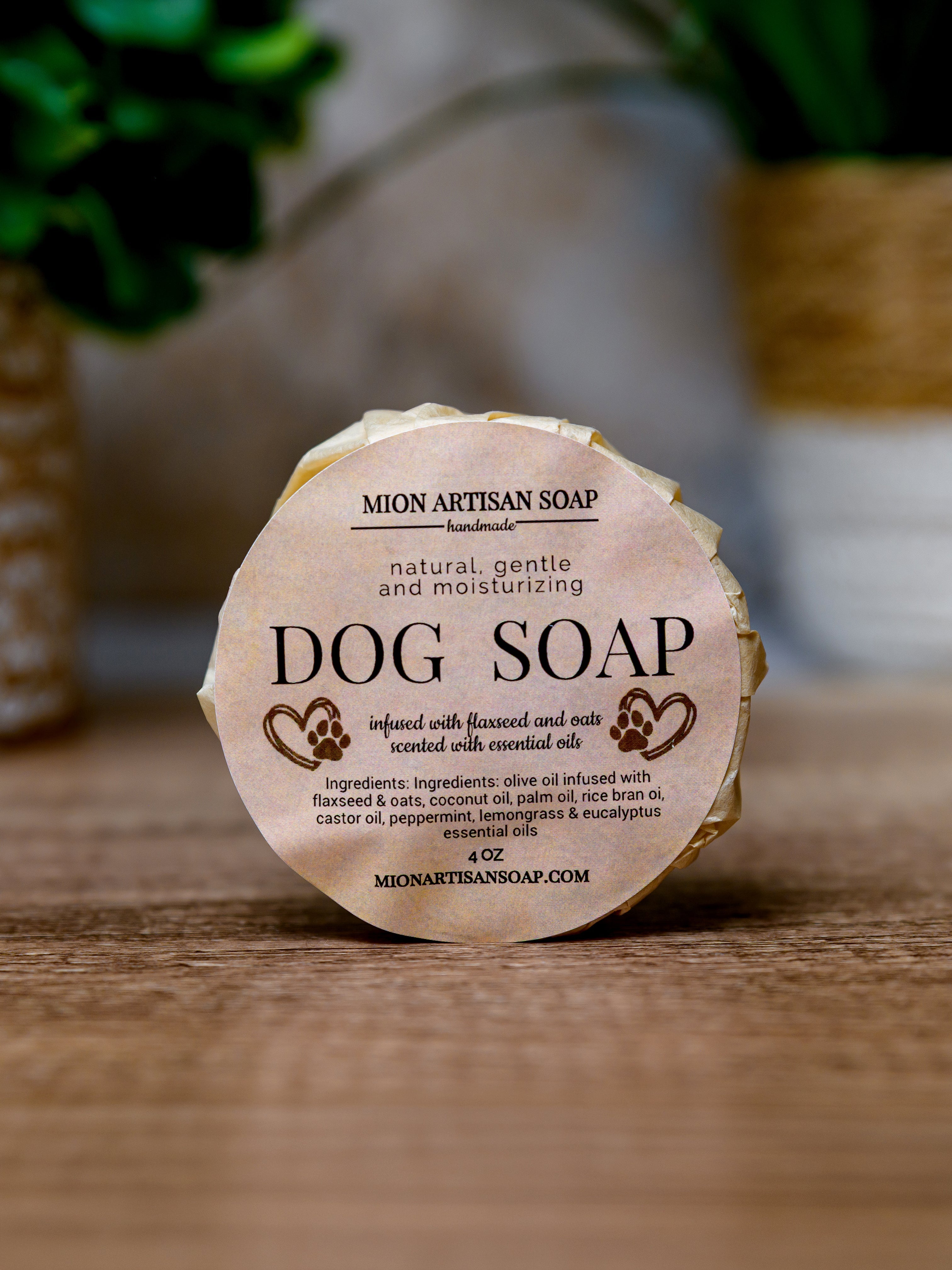 Dog Soap | Infused With Flaxseeds and Oats