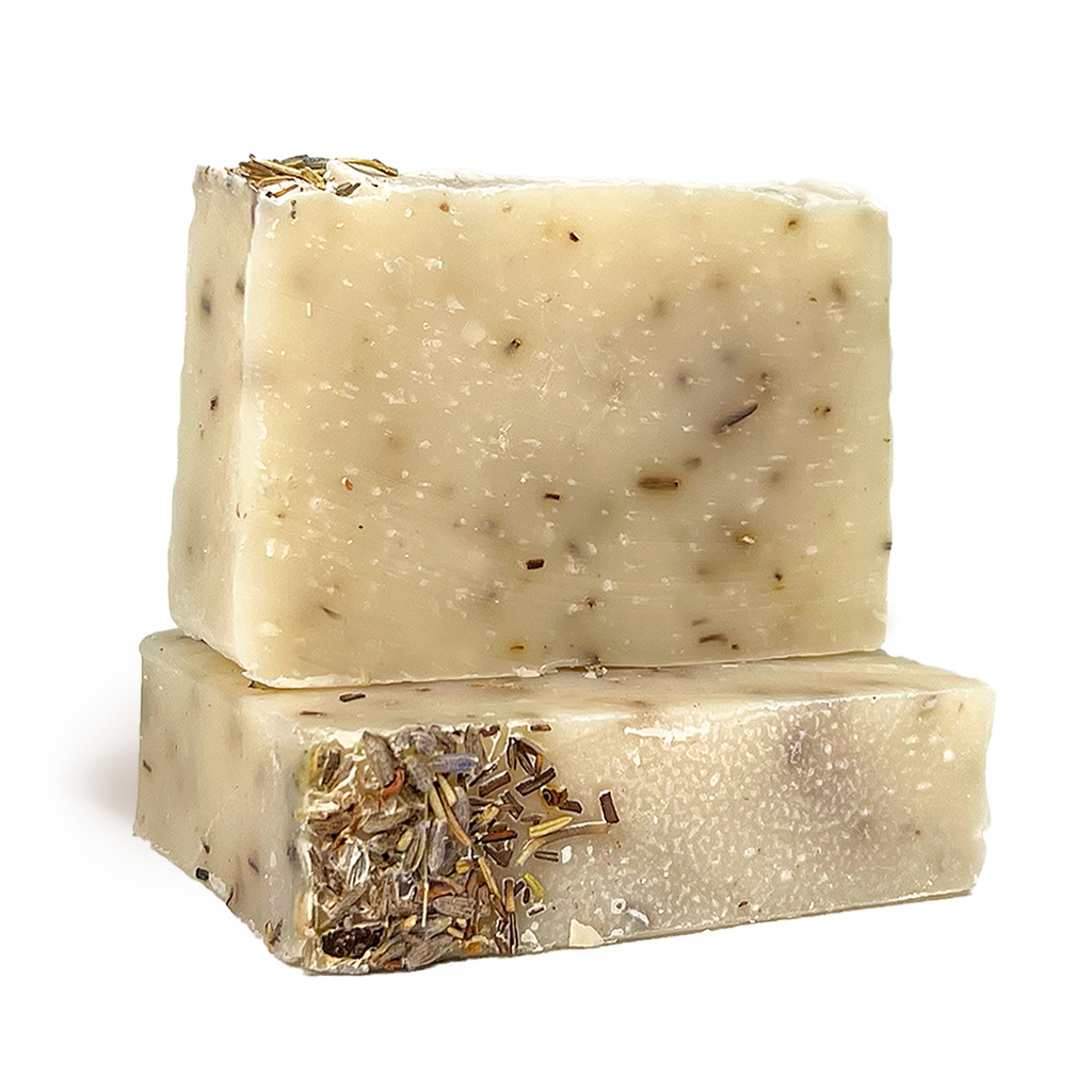 all natural rosemary & lavender bar soap | handcrafted with essential oils | herbneden