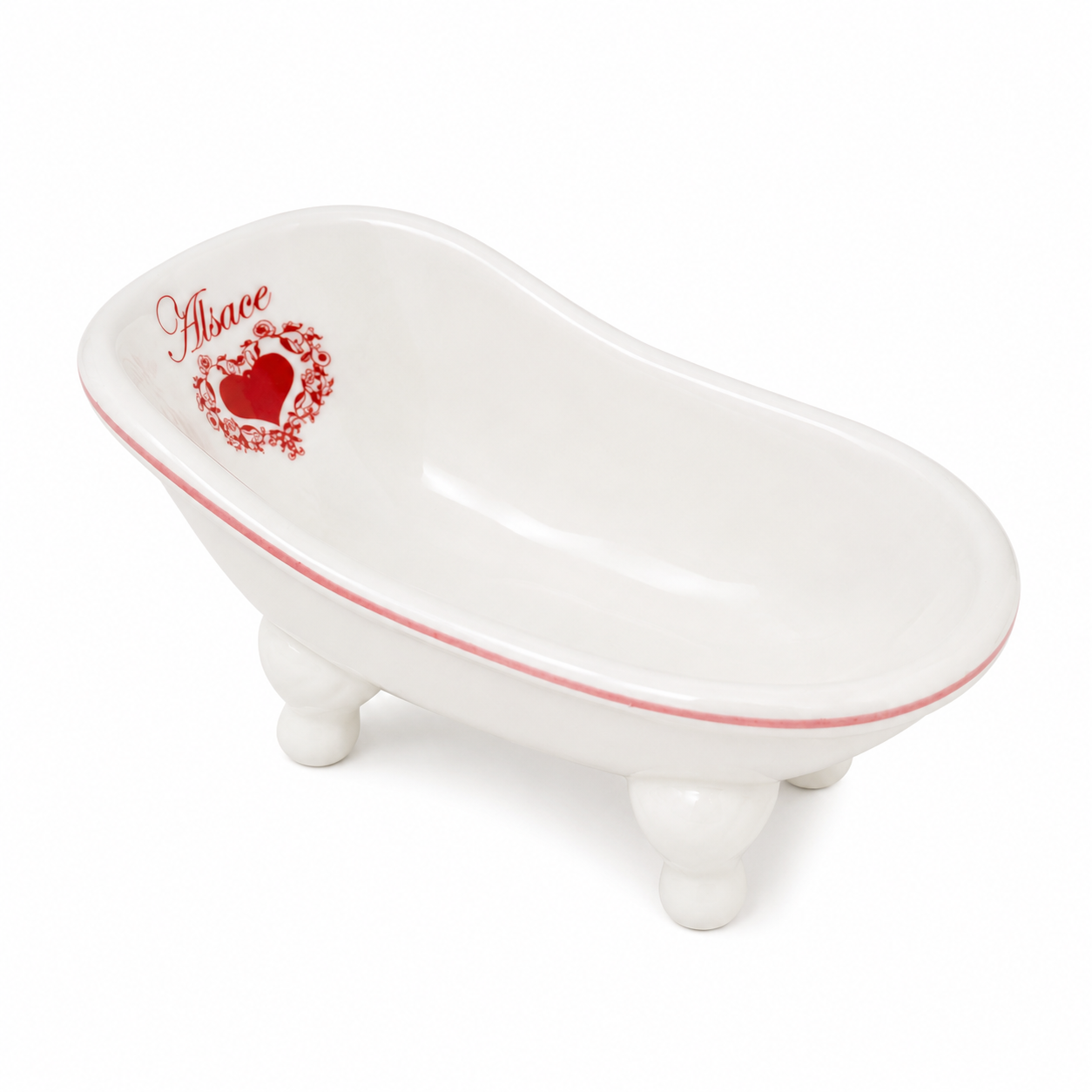 Ceramic Clawfoot Soap Dish - Alsace