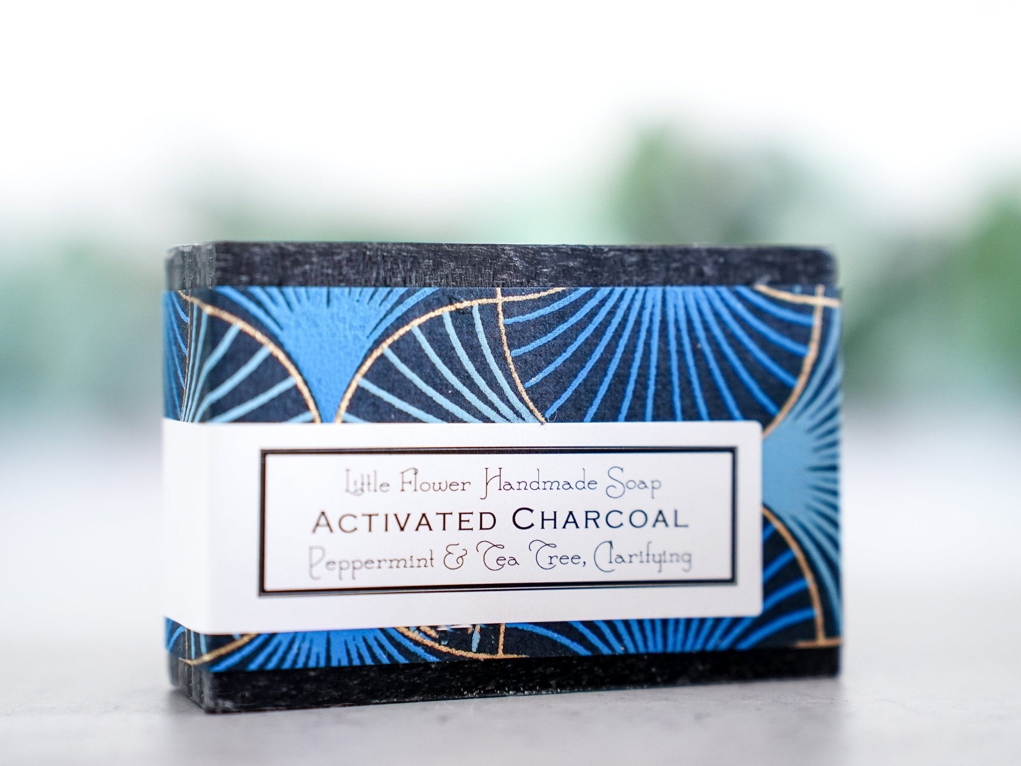 Activated Charcoal - Large Bar Soap 6oz - Little Flower Soap Co