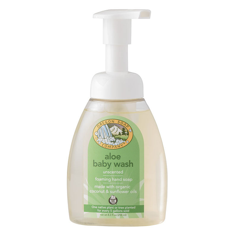 Aloe Baby Wash Foaming All Natural Organic Hand Wash