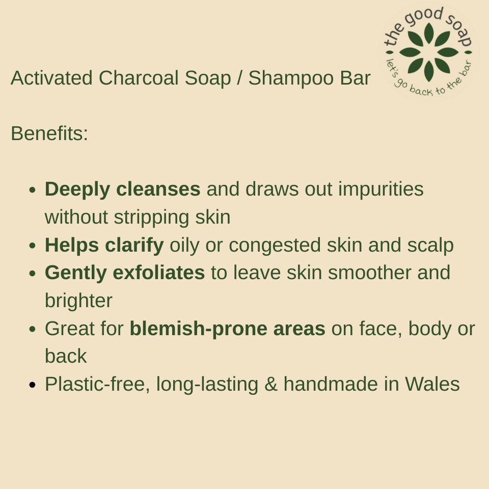 Activated Charcoal Soap for Oily & Acne-Prone Skin