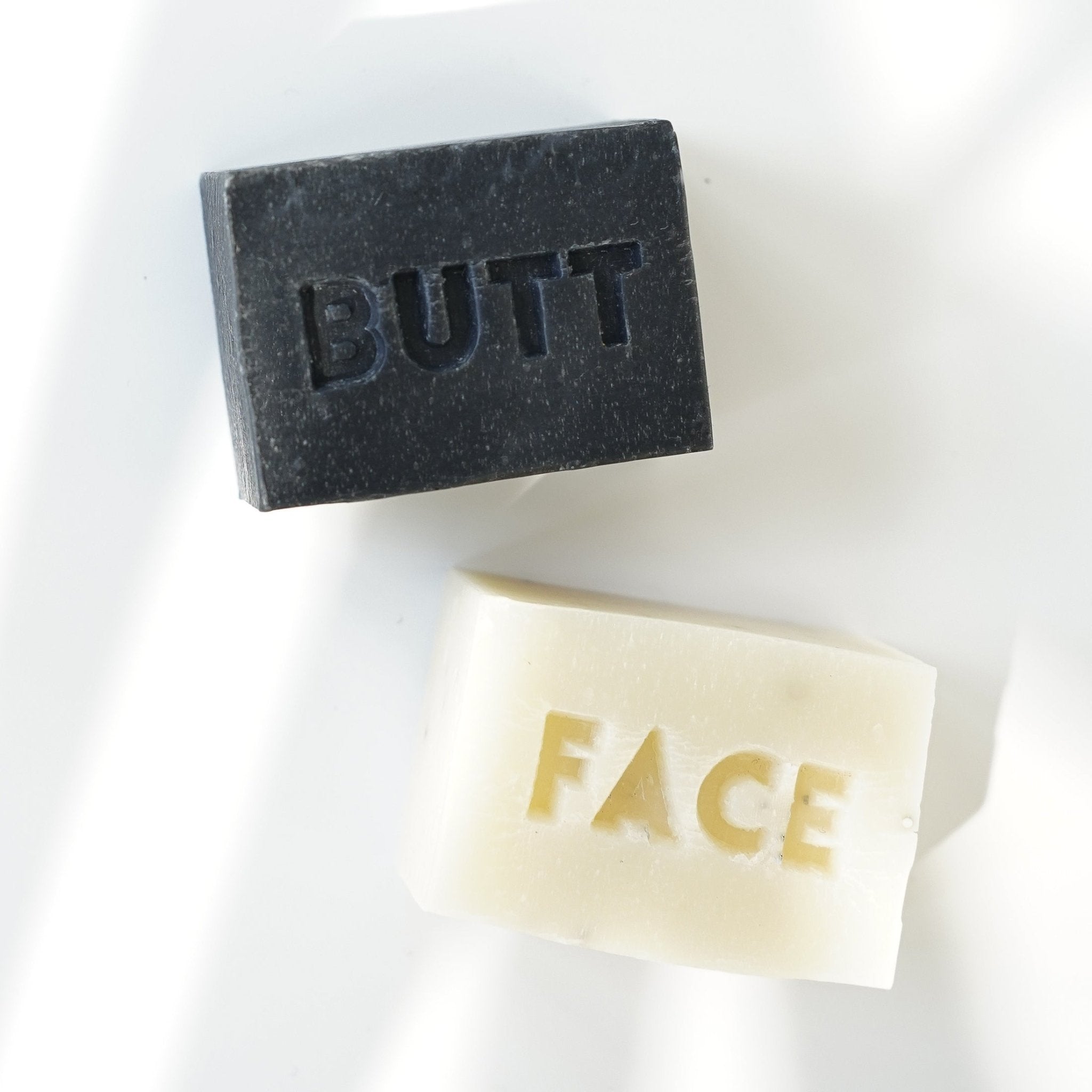 Butt Face Peppermint & Charcoal Soap Set