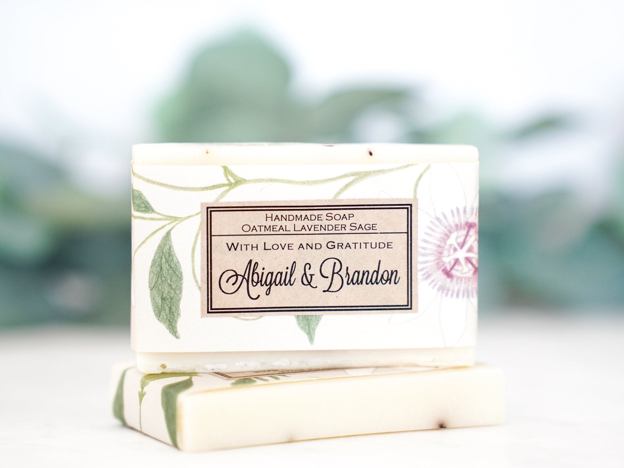 Custom Soap Favors for Shower - Woods