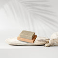 Hemu Wood Soap Dish, groovy design