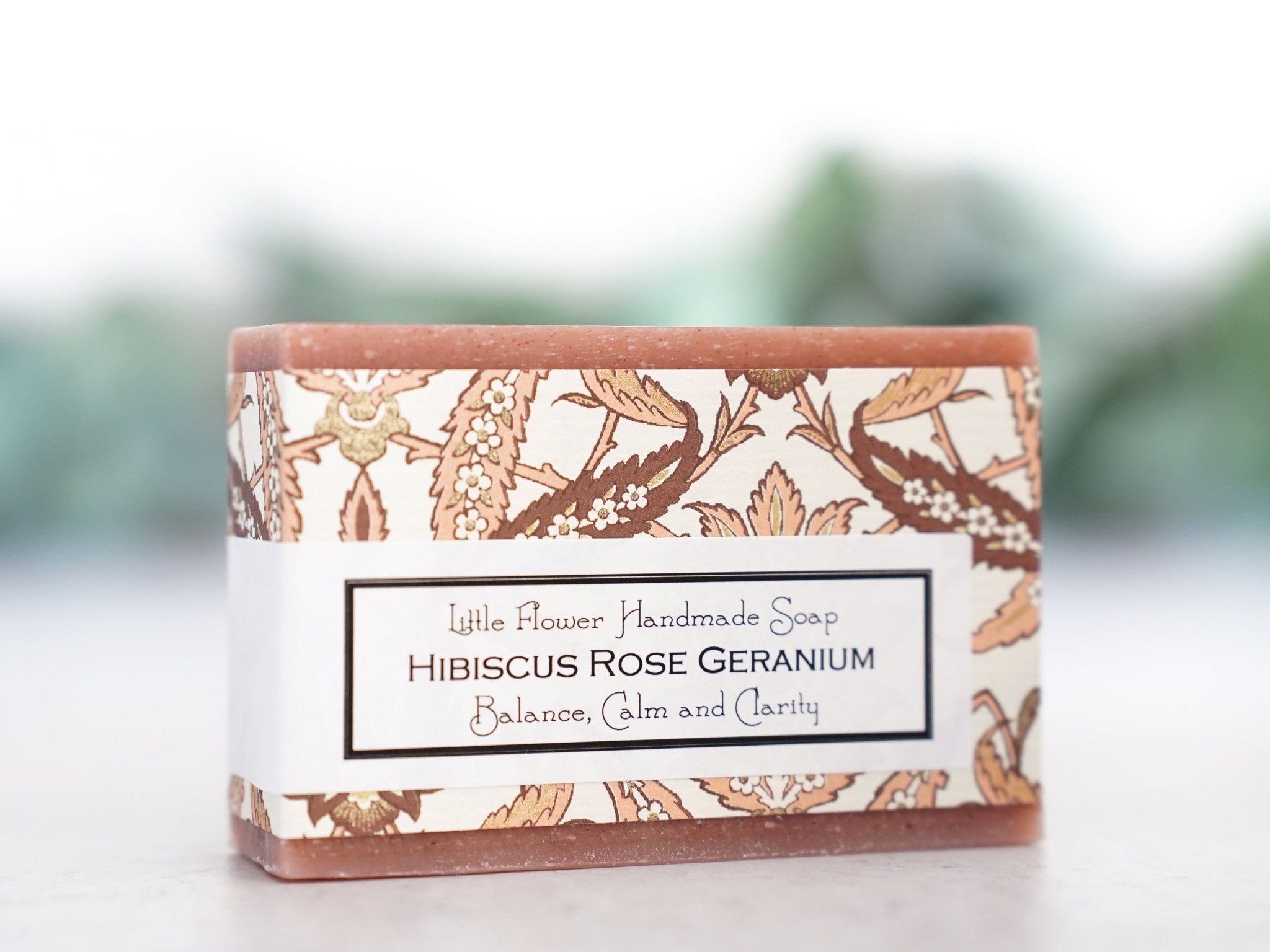 Hibiscus Rose Geranium - Handmade Bar Soap