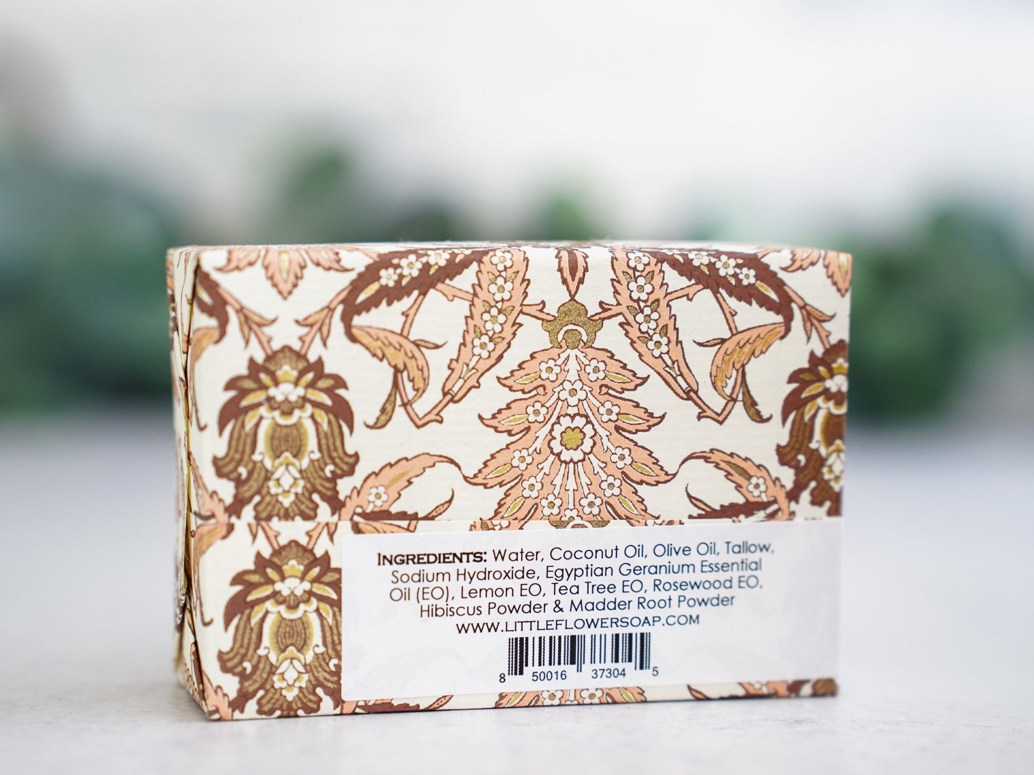 Hibiscus Rose Geranium - Large Bar Soap 6oz
