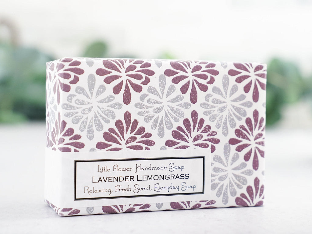Lavender Lemongrass - Handmade Bar Soap - Little Flower Soap Co
