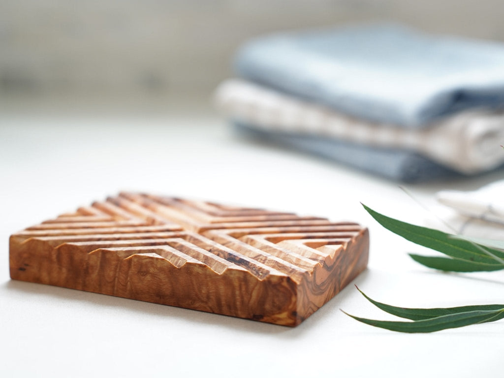 Olive Wood Soap Dish - IKAT