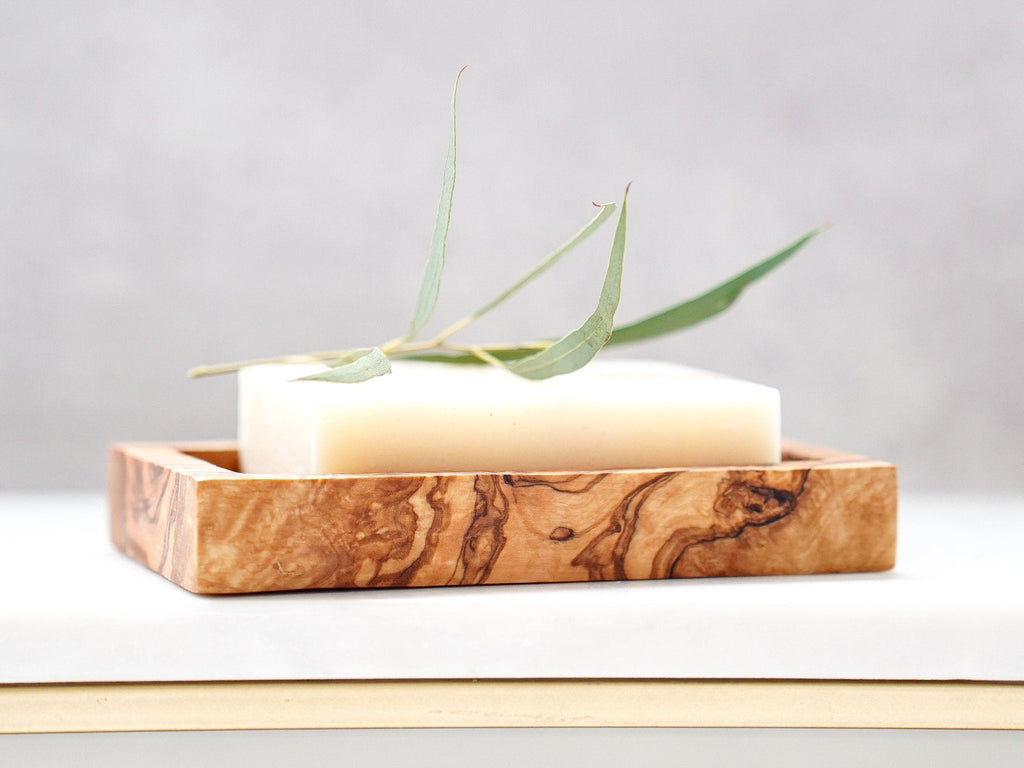 Olive Wood Soap Dish Tray