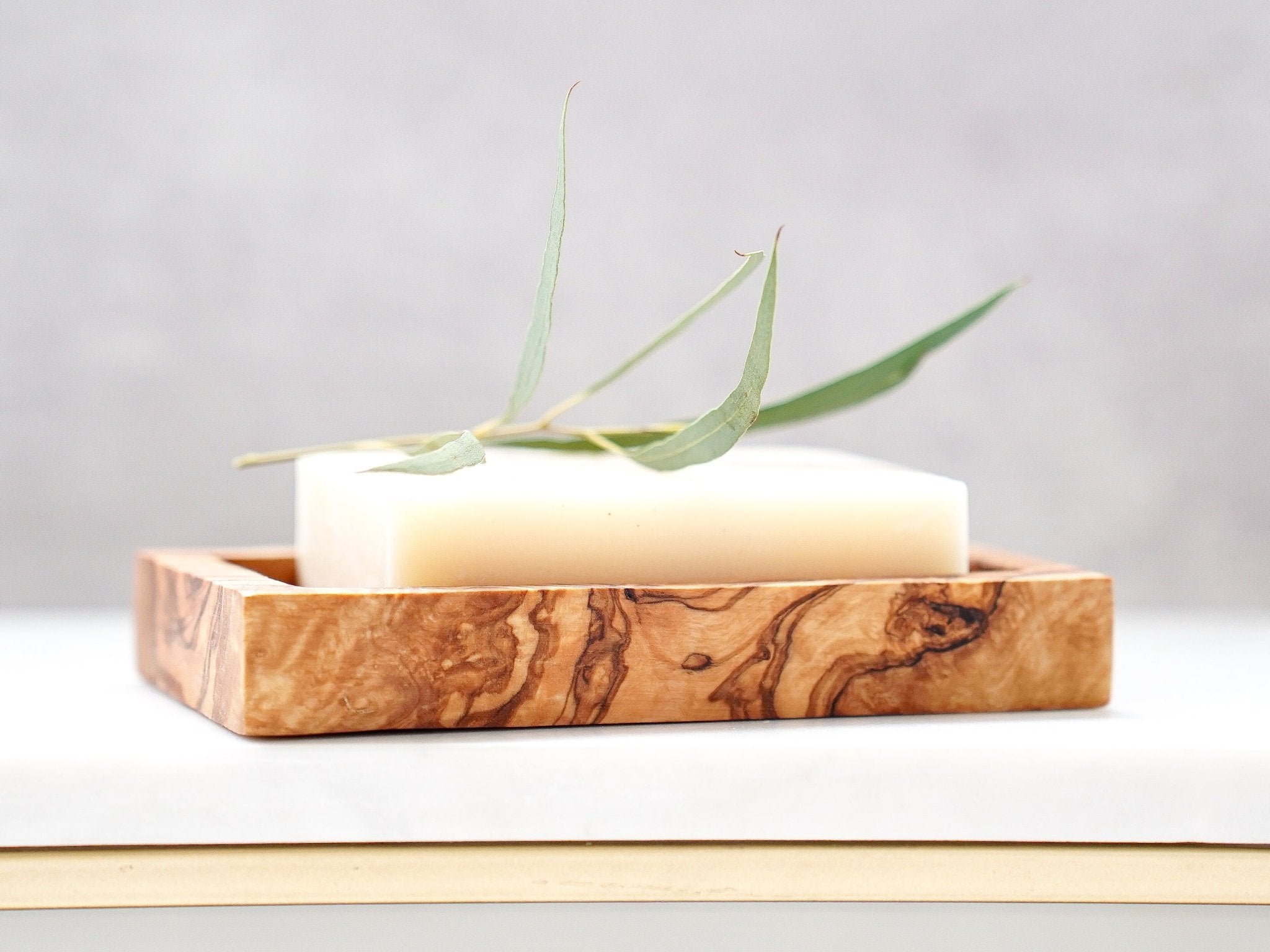 Olive Wood Soap Dish Tray