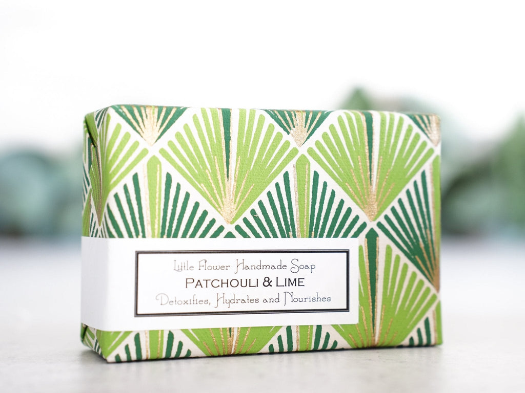 Patchouli Lime - Handmade Bar Soap - Little Flower Soap Co