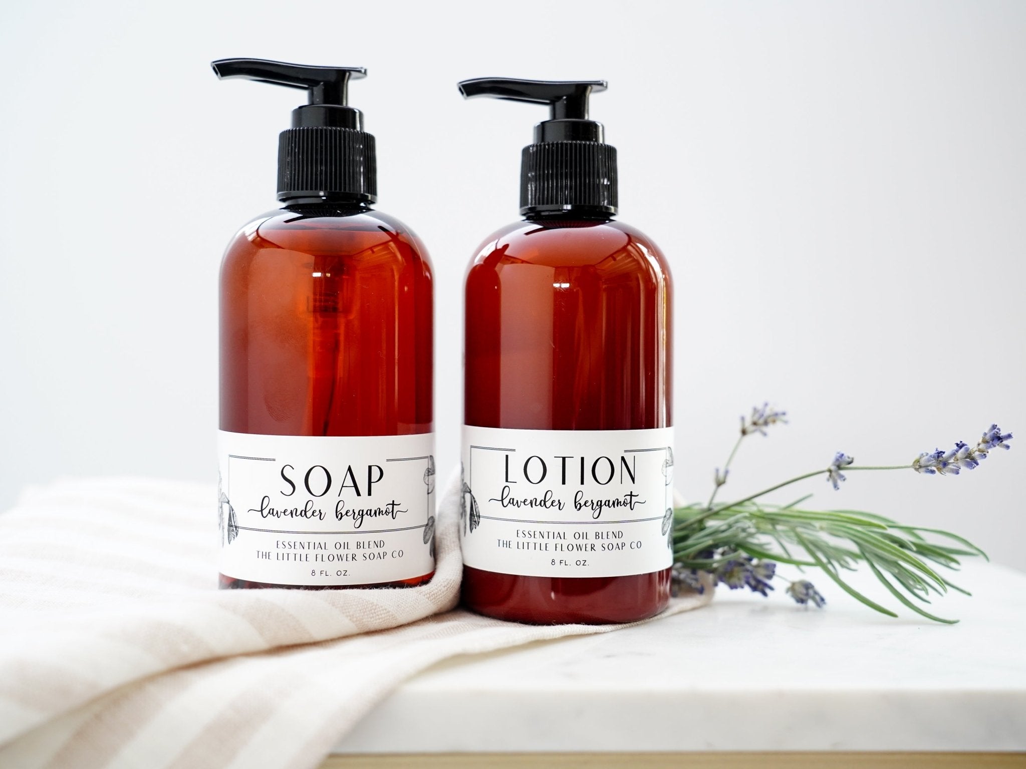 SET Liquid Hand Soap and Lotion - Lavender Bergamot