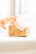 Slanted Wooden Soap Dish