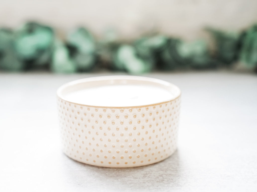 Solid Dish Soap in Ceramic Ramekin – 16oz | Natural, Hard Water Friendly - Little Flower Soap Co