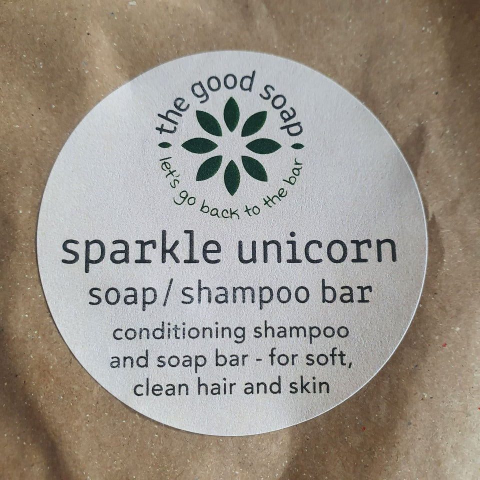 Sparkle Unicorn Children's Soap & Shampoo Bar