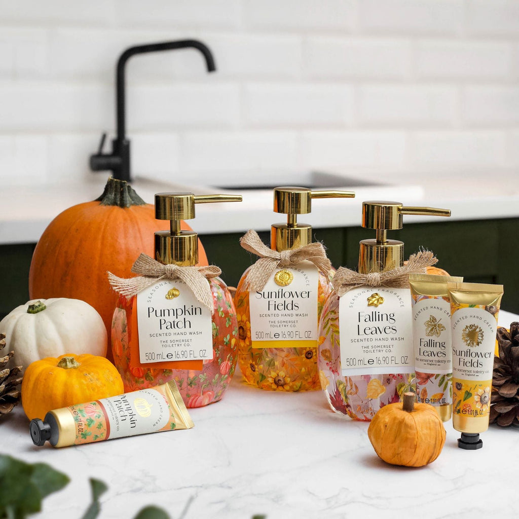Sunflower Fields Pattern Pumpkin Hand Wash 500ml