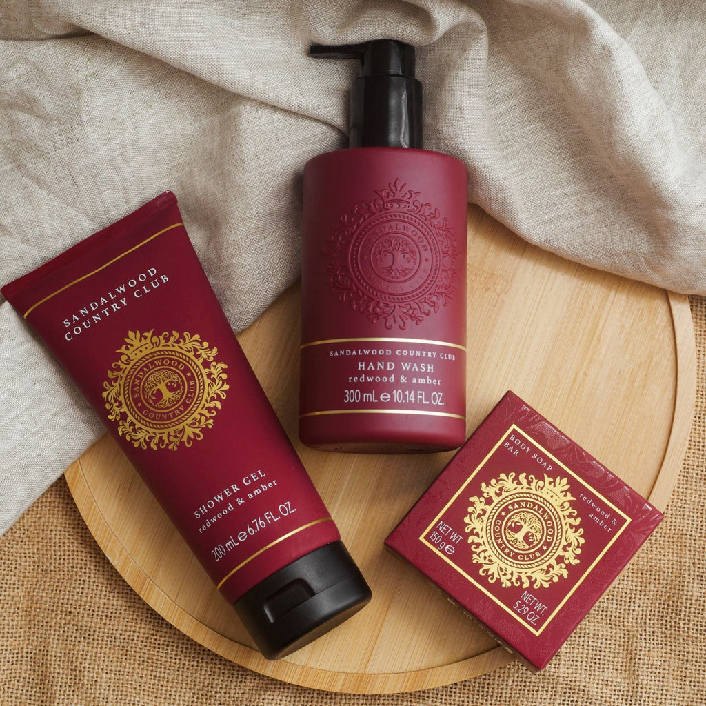 Sandalwood Country Club Redwood and Amber Hand Wash 300ml
