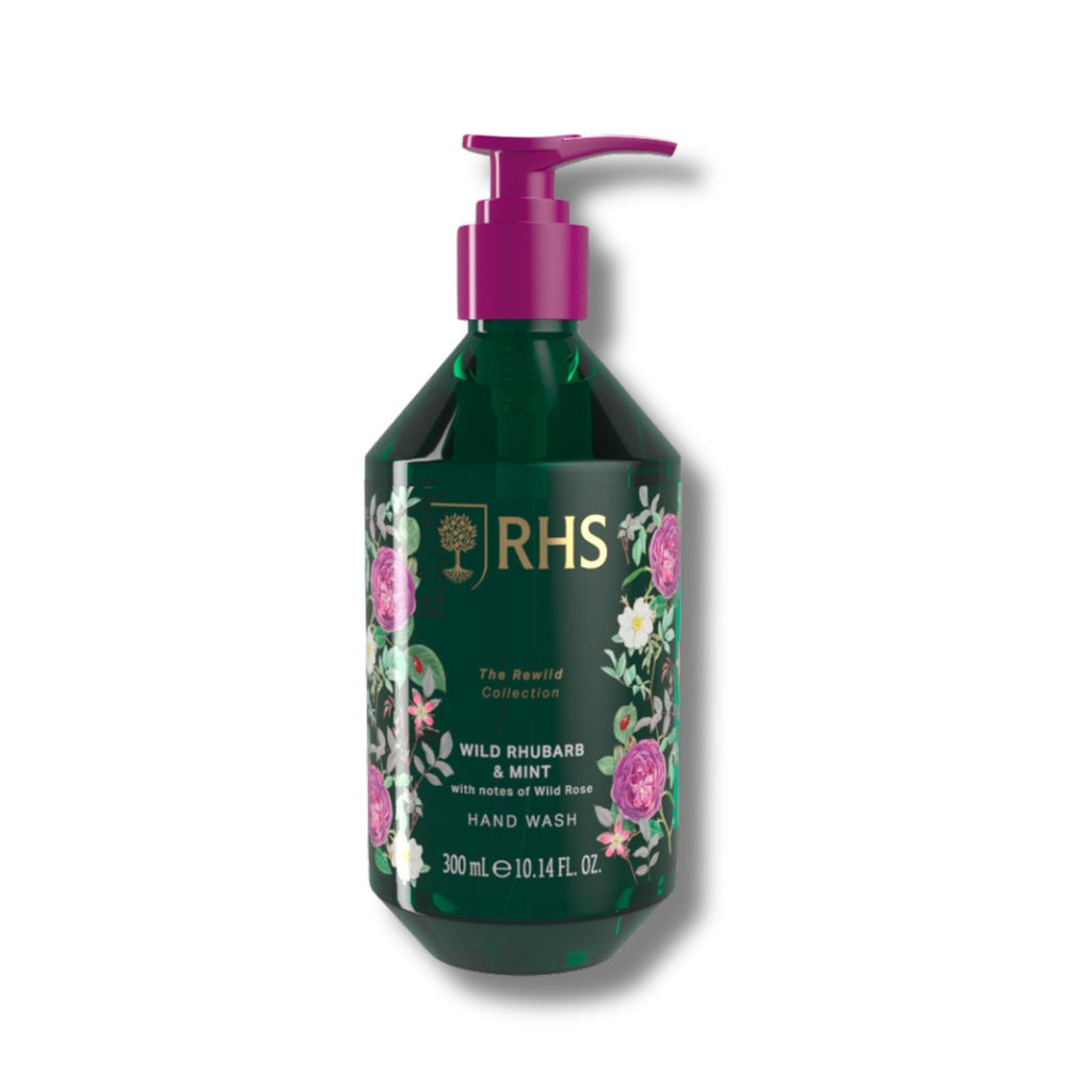 RHS Rewild Rhubarb and Mint Hand Wash 300ml