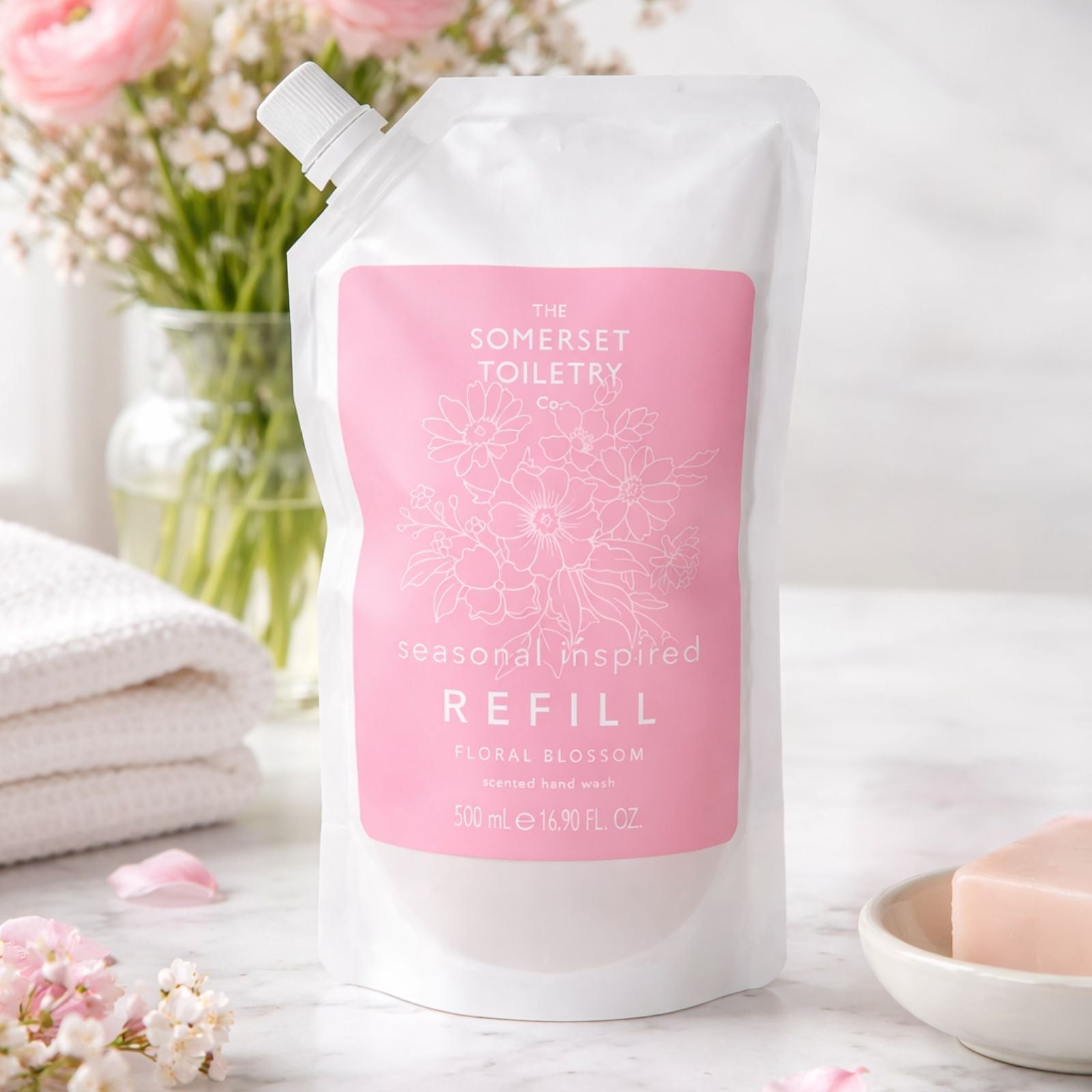 Spring Hand Wash Refill Floral Blossom 500ml